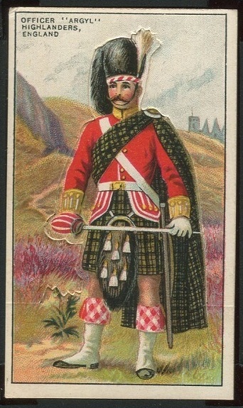 Officer Argyl Highlanders England